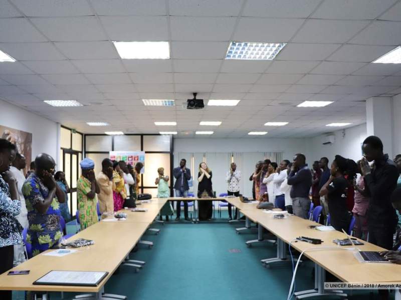 Reconnaissances et Félicitation de l’UNICEF BENIN à Ange&nbsp;HOUNKPATIN