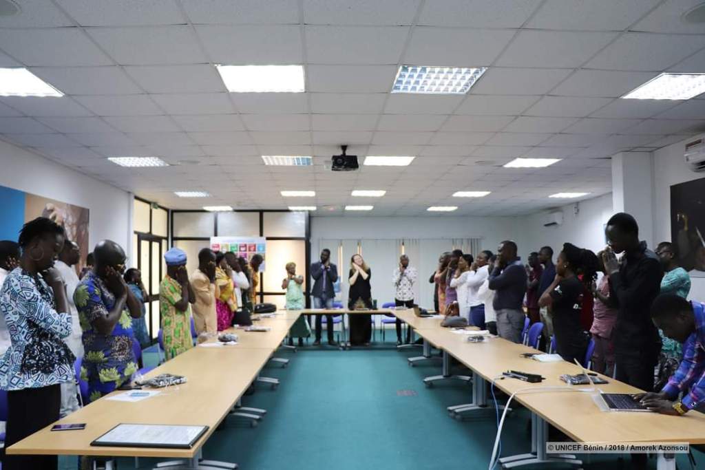 Reconnaissances et Félicitation de l’UNICEF BENIN à Ange&nbsp;HOUNKPATIN